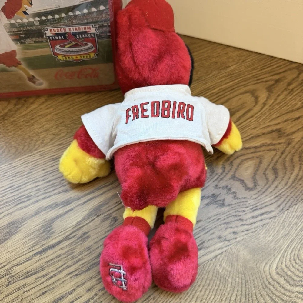 Build a Bear St. Louis Cardinals Fredbird Plush W/ Lunchbox
